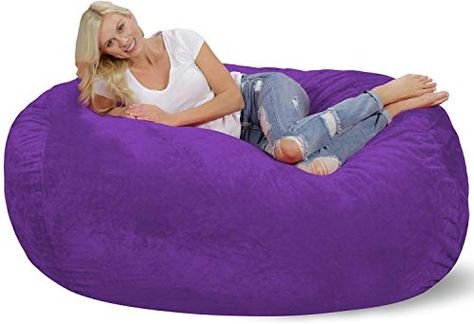 Pin on All Furniture Large Light Purple Bean Bag Chair Cover
