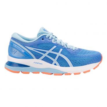ASICS Gel Nimbus 21 1012A156 hardloopschoenen dames blue ... ASICS Gel Nimbus 21 1012A156 hardloopschoenen dames blue ...