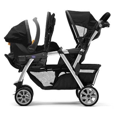 Chicco twin stroller store with car seats