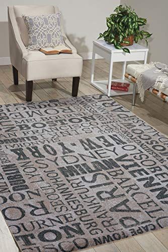 New Nourison Wav01 Sun Shade Snd10 Graphite Rectangle Area Rug 7 Feet 9 Inches By 10 Rugs Indoor Outdoor - 7 Feet By 9 Area Rugs New Nourison Wav01 Sun Shade Snd10 Graphite Rectangle Area Rug 7 Feet 9 Inches By 10 Rugs Indoor Outdoor - 7 Feet By 9 Area Rugs