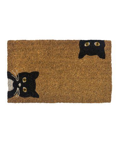 Love This Peeping Cats Handwoven Coir Doormat On Zulily Zulilyfinds Door Mat Coconut Fiber Coir Doormat