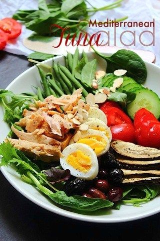 Simple Mediterranean Tuna Salad Cauliflower Bread Cauliflower