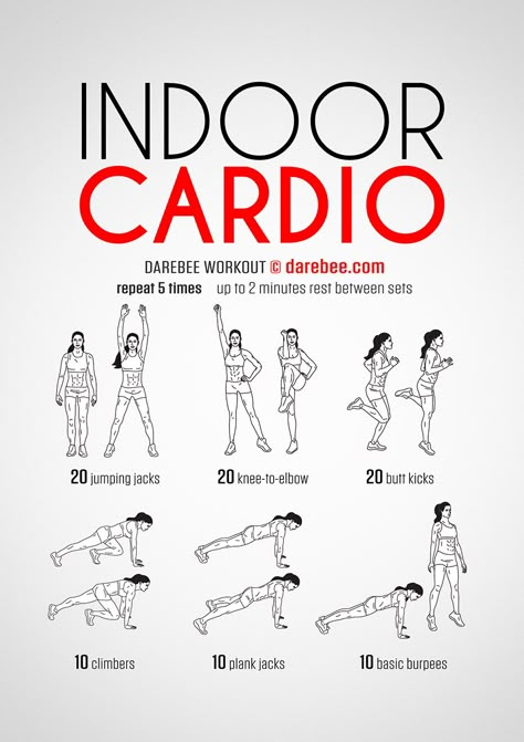 DareBee Workouts │ Indoor Cardio Workout - Full Body Cardio with focus on Butt & Legs Exercises, Short Workouts, Fitness, Full Body Workout, Fit, Workout, Exercise, Fitness Body, Full Body Cardio