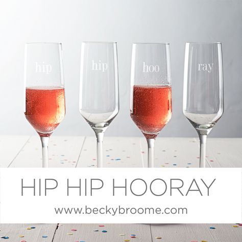 53 Hip Hip Hooray ideas | hip hip, personalised gifts online, personalized glassware