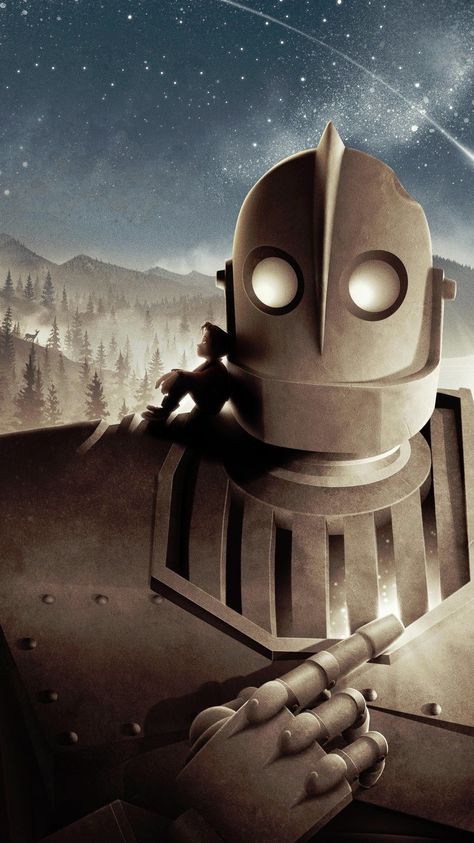 Movie Art Silk Canvas Poster 12x18 24x36 inch THE IRON GIANT
