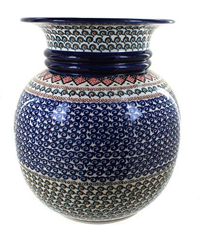 Polish Pottery Blue Horizon Floor Vase You Can Find Out More Details At The Link Of The Image This Is An Amazon Floor Vase Polish Pottery Large Floor Vase