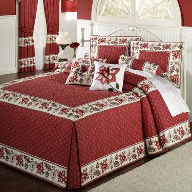 Chateau Rouge Oversized Fitted Bedspread Bedding Com Imagens