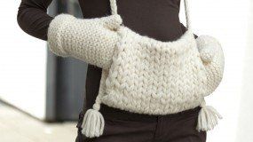 Le Manchon Et Les Mitaines écrus Prima Tricot Moufle Modele Tricot