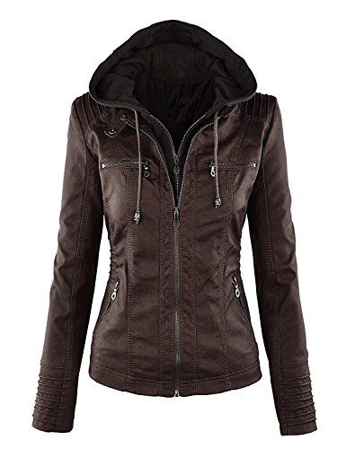 Épinglé sur Manteaux pour femme Minetom Femme Hiver Manteau Mode Veste De Motard Chauds