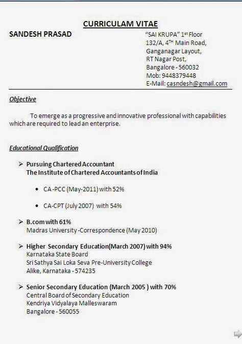 canada resume format Beautiful Curriculum Vitae CV Format with - chartered accountant resume canada resume format Beautiful Curriculum Vitae CV Format with - chartered accountant resume