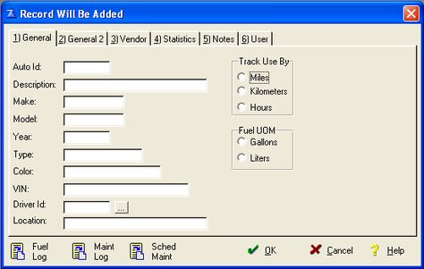 vehicle maintenance tracker