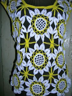 Blusa de florecitas a crochet best sale