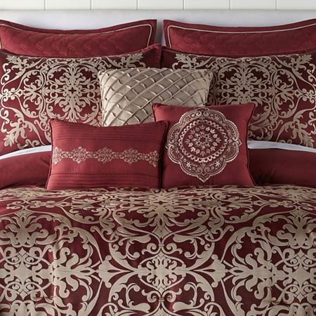 Jcpenney Home Creston 7 Pc Embroidered Comforter Set Comforter