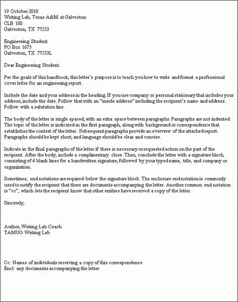 Engineering Handbook throughout Poorly Written Business Letters - example of a business report format Engineering Handbook throughout Poorly Written Business Letters - example of a business report format