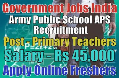 army public school recruitment 2019 for teachers apply here army public school