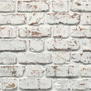 Fine Decor Bricks Paper Strippable Roll Covers 56 4 Sq Ft 2900 42032 The Home Depot White Brick Wallpaper Brick Effect Wallpaper Brick Wallpaper