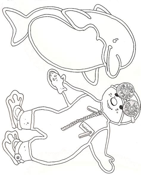 Dolphin Trainer Coloring Pages