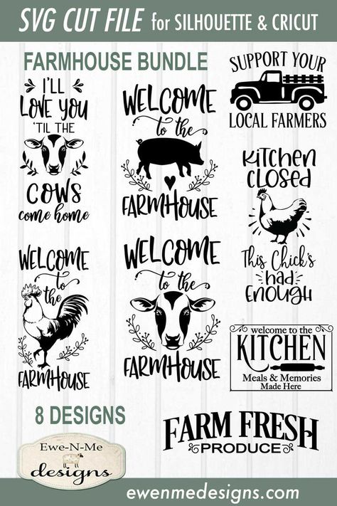 Farm Fresh Goat/'s Milk Family Farm Design Commercial Use SVG Cut File and Clipart Instant Download
