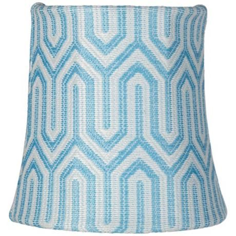 Aqua Blue Maze Drum Lamp Shade 4x5x5 Clip On 5x429 Lamps Plus Lampshade Aqua Blue Maze Drum Lamp Shade 4x5x5, Aqua Blue Chandelier Lamp Shades