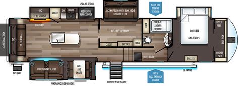 Elkridge 37 Bhs Floorplan Rv Ideas Bhs Fifth Wheel Floor Plans