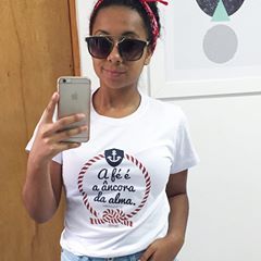 A Fé é âncora Da Alma Lookzinho Com Tee De Ontem Alma Lookzinho Com A Tee