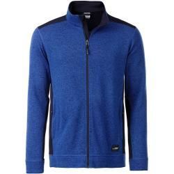 James /& Nicholson Herren Jacke Jacke Knitted Fleece Jacket