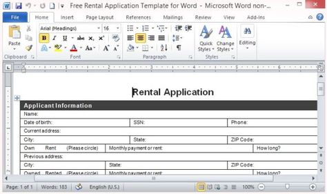 Bill Of Lading Template Rental Property Agreement Pinterest - rental application form in word Bill Of Lading Template Rental Property Agreement Pinterest - rental application form in word