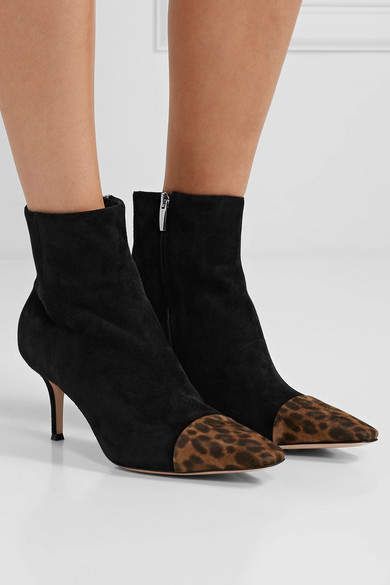 Gianvito Rossi Trish 45 Suede Ankle Boots Net A Porter Com