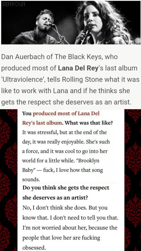 Dan auerbach dating lana del rey