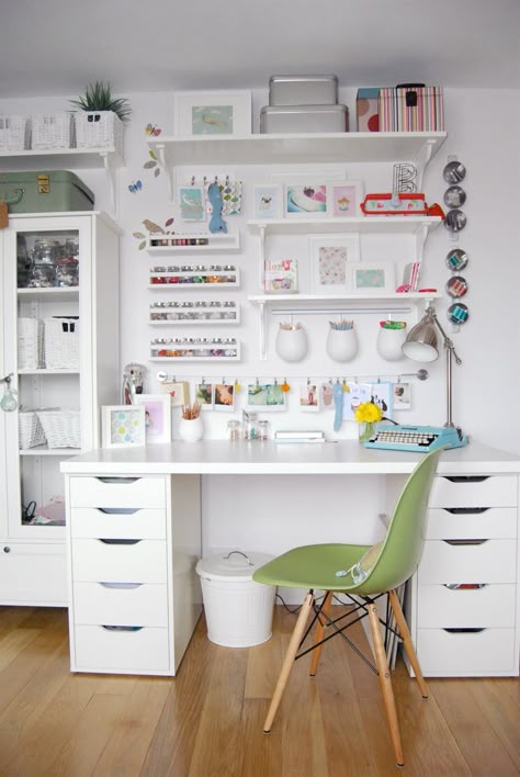 Ikea Inspired Craft Rooms ebook - free download! Check out the Ikea Craft rooms on this site #smartfundiy #ikeacraftrooms #craftroom #craftrooms #ebook #crafting #craftspace #craftsposure Ikea Craft Room, Ikea Crafts, Craft Room Storage, Space Crafts, Craft Rooms, Storage Ideas, Ikea Storage, Ikea Shelves, Wall Storage