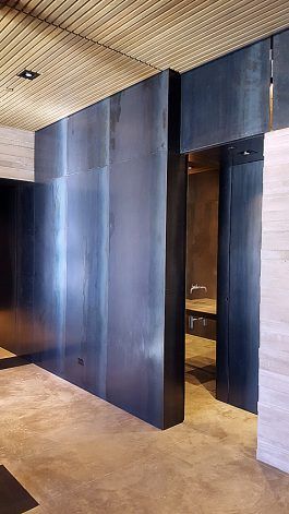 BLACKENED HOT ROLLED - Brandner Design Exterior, Interior, Steel Wall, Steel Panels, Steel Beams, Aluminum Wall Panel, Metal Siding, Metal Walls, Metal Wall Panel