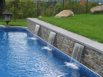 building a pool into a hillside