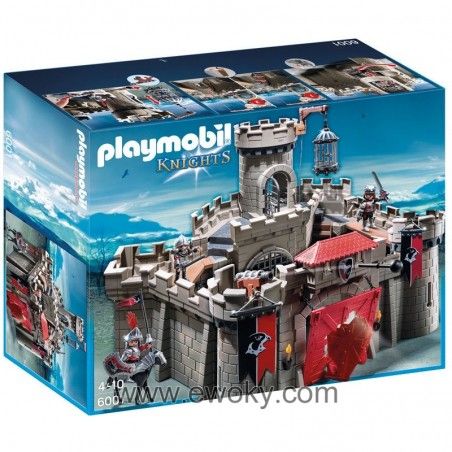 Castillo Caballeros del Halcon Playmobil Knigths 122,27 € With drawbridge, trap door, prison cage and stones to defend. | Playmobil, Castillos, Caballeros