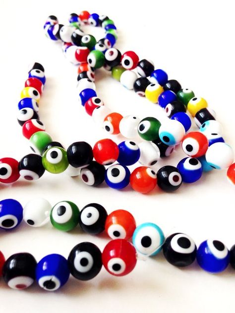 COLGANTE OJO TURCO CRISTAL MURANO MIX BLUE GLASS TURKISH EVIL EYE CHARM