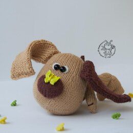 Twinkle Puppy Hand Knitted Toy Dog