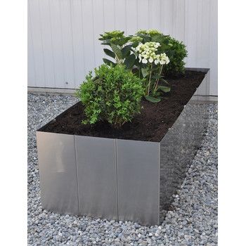 Unser Qualitativ Hochwertiger Edelstahl Trotzt Wind Und Wetter Perfekt Verschweisste Nahte Hochbeet Garten Hochbeet Cortenstahl