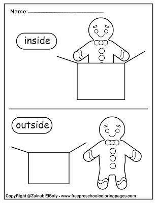 Set Of Gingerbread Man Opposites For Kids Opposites For Kids English Activities For Kids Free Preschool Worksheets