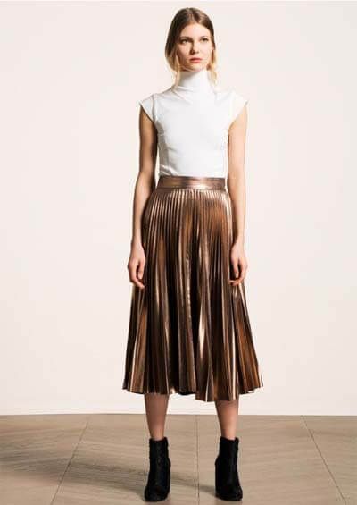 Jupe midi plissee Conseils idees pour des looks ultra styles