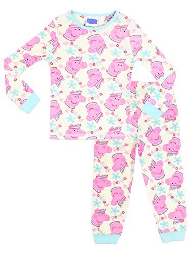 Peppa Wutz M/ädchen Peppa Pig Schlafanzug Slim Fit
