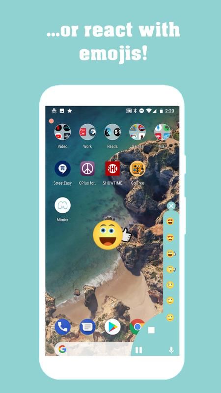mimicr is the fastest live mobile to mobile screen share application in google play store you can feel the best live experien google play store emoji feelings