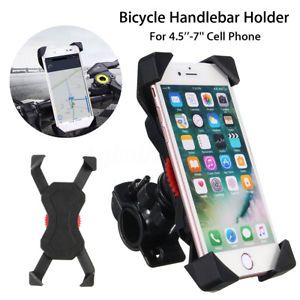 Motocicleta Manillar de Bici Bicicleta Mount Holder soporte para teléfono celular móvil