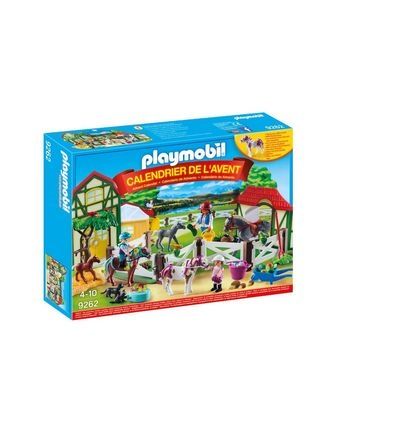 PLAYMOBIL Advent Calendar Farm with Flocked Horse 9262 PLAYMOBIL