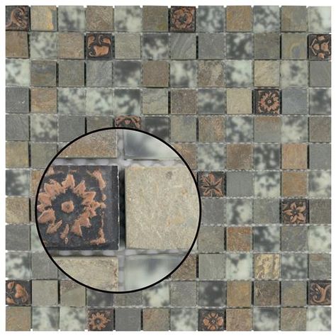 Cathedral Cologne 12 X12 Gl Stone Mos With Images Mosaic Tile Feature Tiles Stone Mosaic Tile
