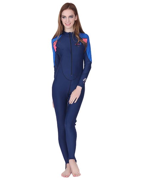 Panegy One-Piece Swimwear Long Sleeve Quick Dry Lycra Wetsuit