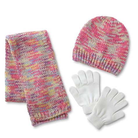Character Cute Children Winter Beanie Knit Gloves for Cold Weather LINE FRIENDS Kids Hat and Mittens Set