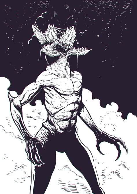 StrangerThings Demogorgon Dibujos Arte y literatura Imagenes de