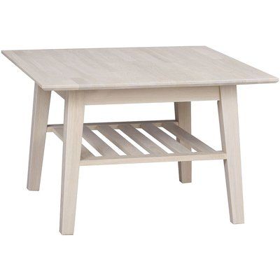 Scarlett soffbord Whitewash ek | Soffbord whitewash Kira, Soffbord, L 70 cm | Soffbord, Vardagsrum, Bord
