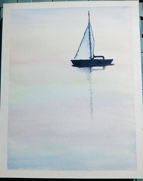 Tuto Debutant Bateau A L Aquarelle En 2020 Dessin De Bateau