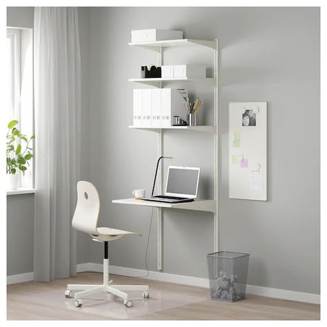 ALGOT Wall uprightshelves white ALGOT Wall uprightshelves white