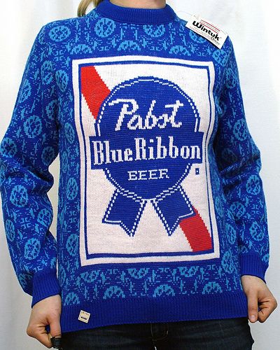 pbr sweater: no other option than #hipsterfashion. | Beer pbr sweater: no other option than #hipsterfashion. | Beer